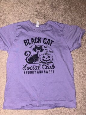 Spooky & Sweet Lavender Kids Graphic Tee